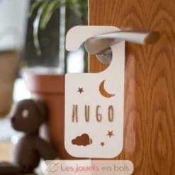 Accroche-porte personnalisable - Nuit blanc - Vintiun