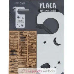 Accroche-porte personnalisable - Nuit blanc - Vintiun