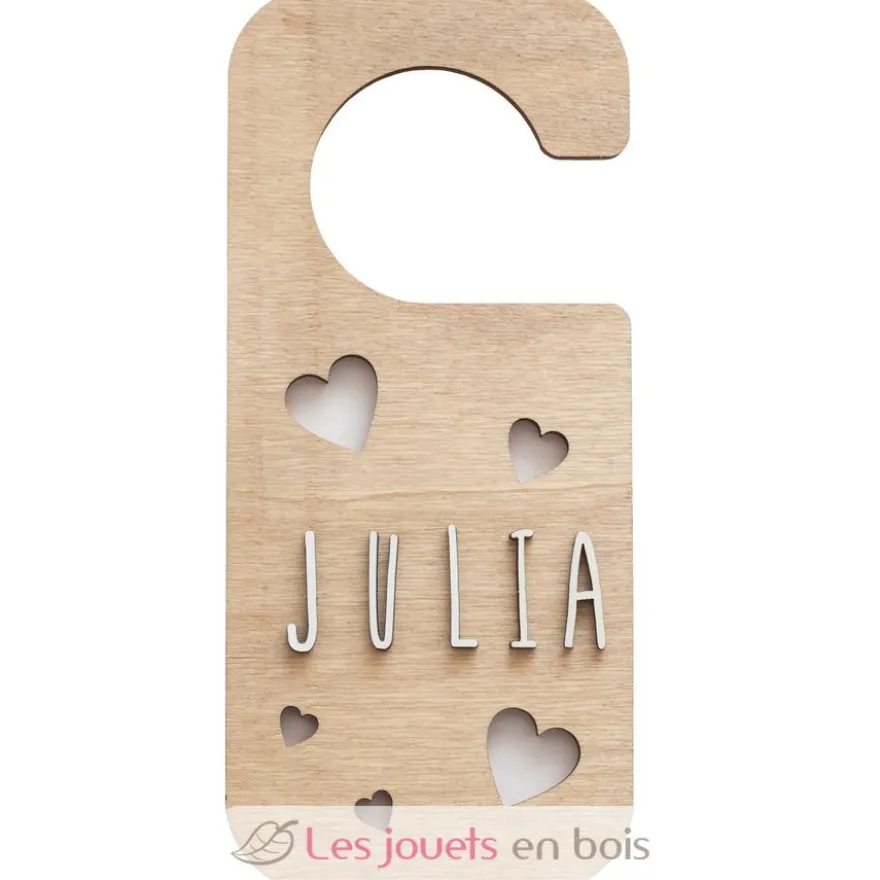 Accroche-porte personnalisable - Cœurs - Vintiun