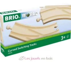Aiguillages courbes - Brio