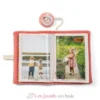 Album photo en tissu Jeanne le chat rose - Lilliputiens
