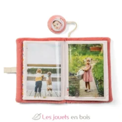 Album photo en tissu Jeanne le chat rose - Lilliputiens