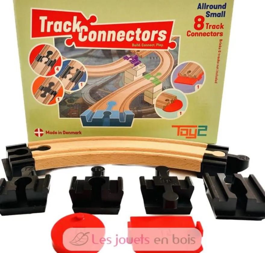 Allround Small - 8 connecteurs de rails - Toy2