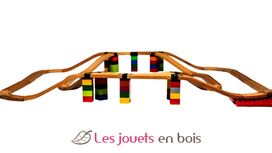 Allround Small - 8 connecteurs de rails - Toy2