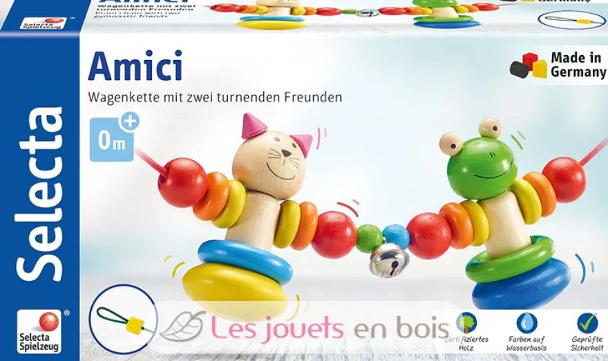 Amici - Chaîne de landau aux deux amis - Selecta