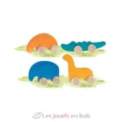 Animaux en bois à pousser - Goki