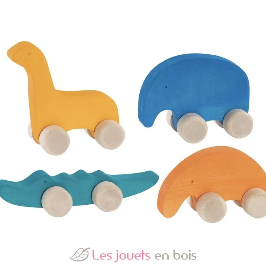 Animaux en bois à pousser - Goki