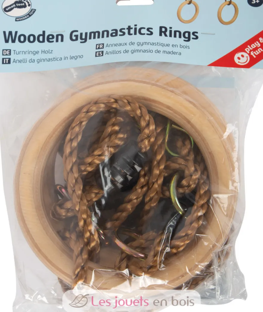 Anneaux de gymnastique en bois - Small Foot company