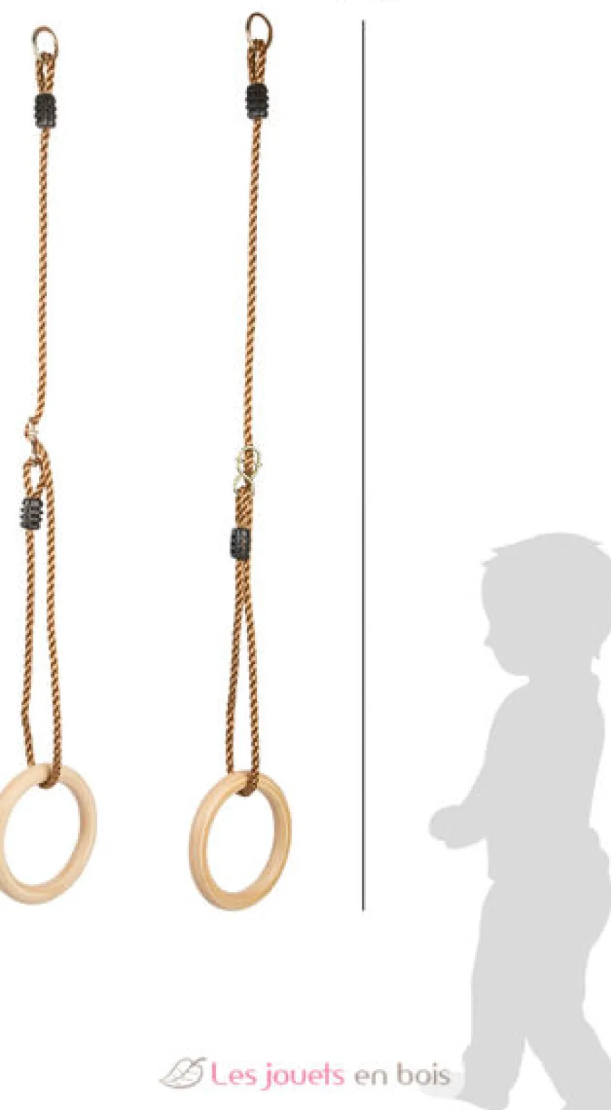 Anneaux de gymnastique en bois - Small Foot company
