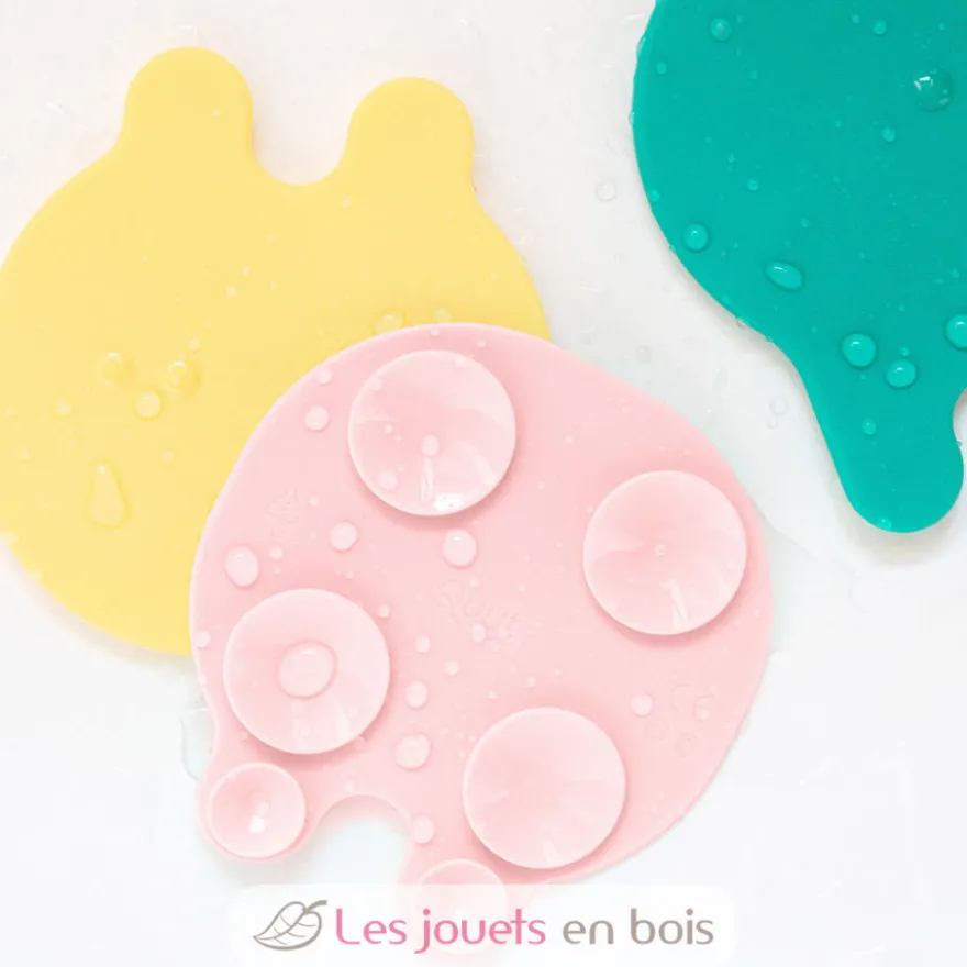 Antidérapants de bain Grippi Méduses 16 pcs multicolore - Quut