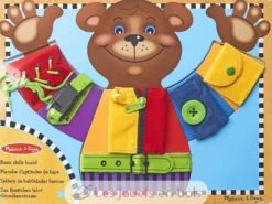 Apprendre, boutonner, lacer, fermer - Melissa & Doug