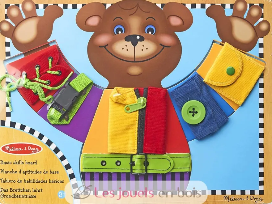 Apprendre, boutonner, lacer, fermer - Melissa & Doug