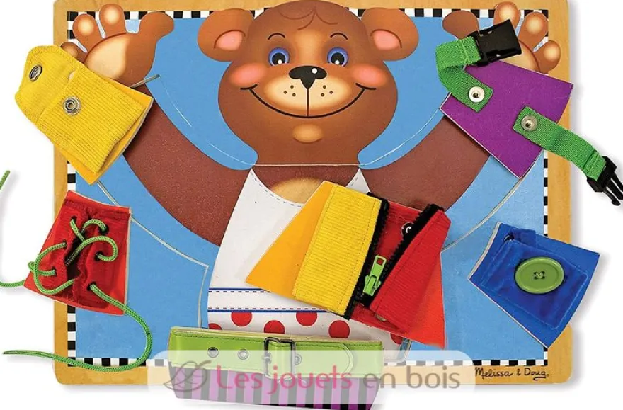Apprendre, boutonner, lacer, fermer - Melissa & Doug