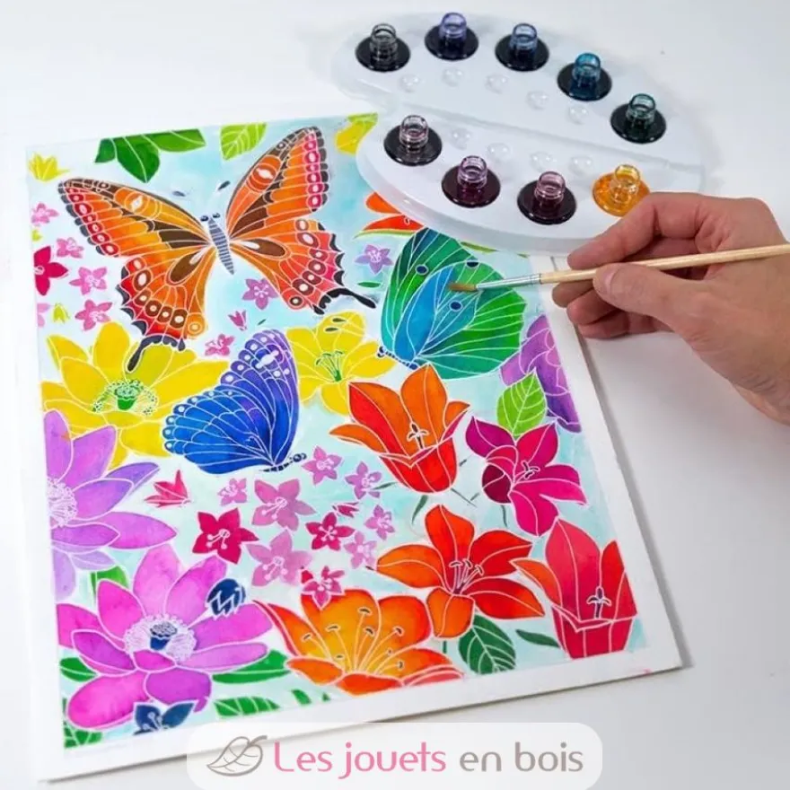Aquarellum Dans les fleurs - Dès 7 ans - Sentosphère