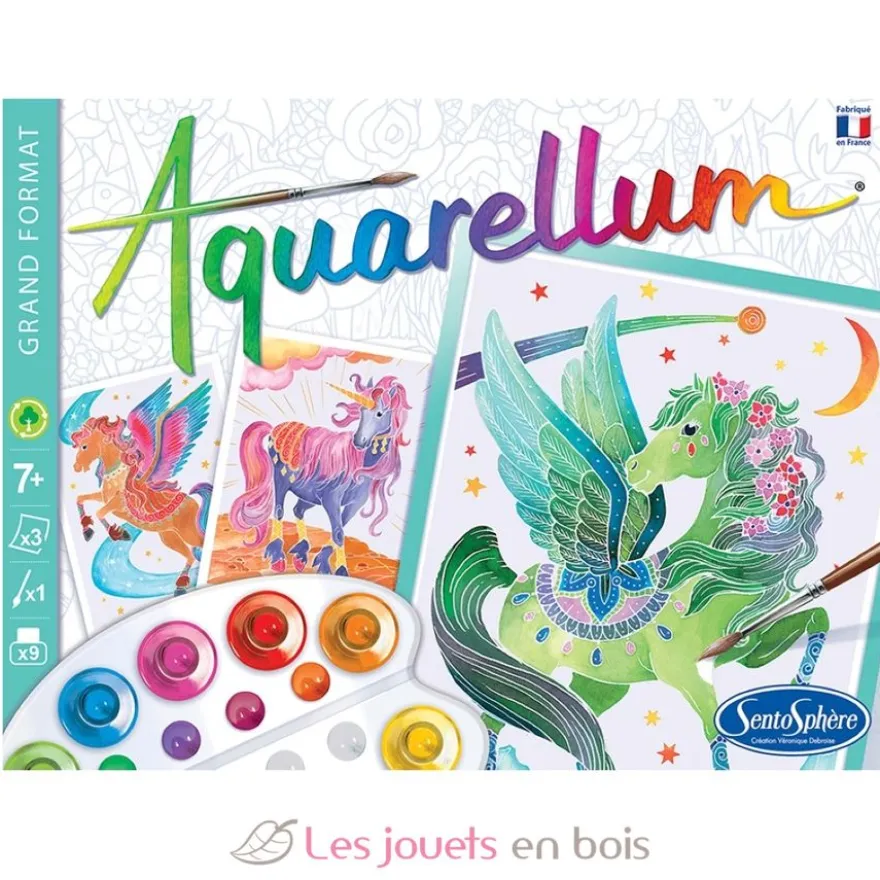Aquarellum Licornes et Pégases - Sentosphère