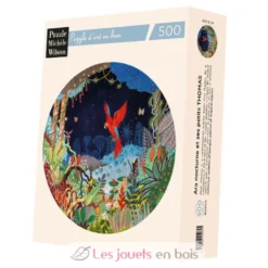 Ara nocturne et ses petits d'Alain Thomas - Puzzle Michèle Wilson