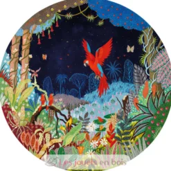 Ara nocturne et ses petits d'Alain Thomas - Puzzle Michèle Wilson
