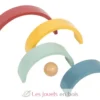 Arc-en-ciel en bois Safari multicolore Small Foot Compagny