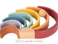 Arc-en-ciel en bois Safari multicolore Small Foot Compagny
