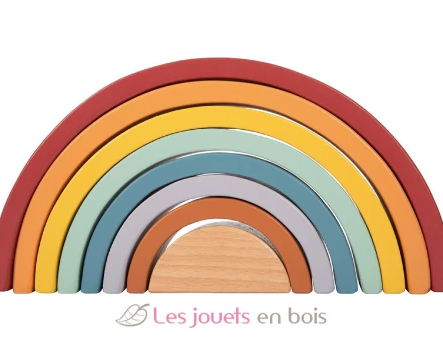 Arc-en-ciel en bois Safari multicolore Small Foot Compagny