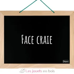 Ardoise réversible en bois à suspendre - Dès 3 ans - Jeujura