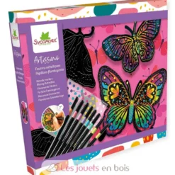Artissimo - Feutres métallisés Papillons flamboyants - Dès 7 ans - Sycomore