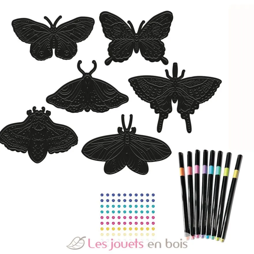 Artissimo - Feutres métallisés Papillons flamboyants - Dès 7 ans - Sycomore