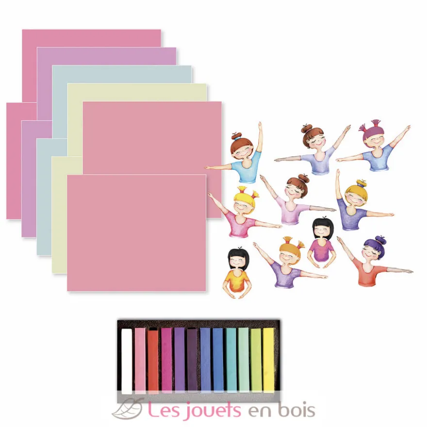 Artissimo - 10 tableaux pastels secs Danseuses - Dès 7 ans - Sycomore
