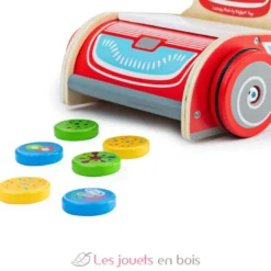 Aspirateur en bois pour enfant - Bigjigs Toys