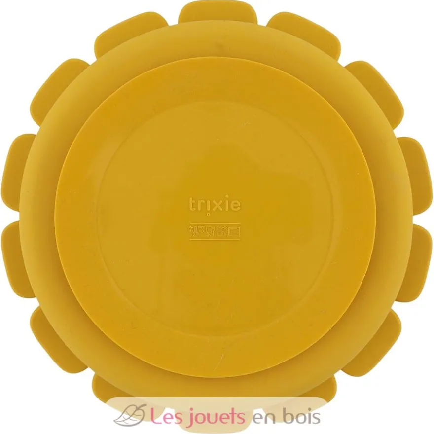 Assiette à compartiments en silicone Mr Lion - Trixie