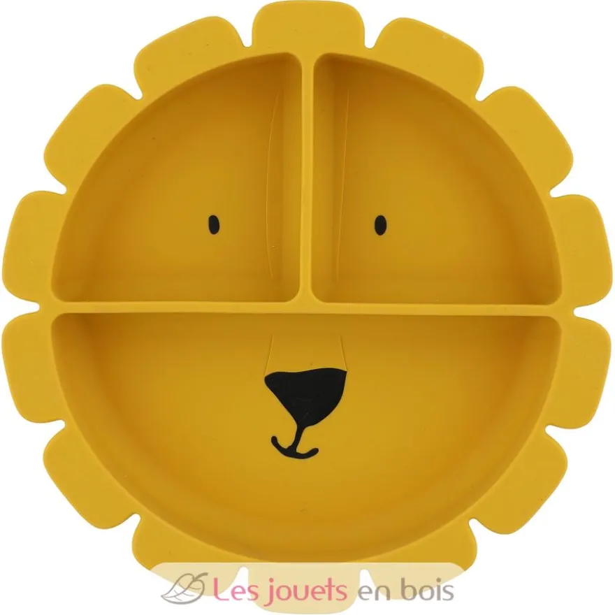 Assiette à compartiments en silicone Mr Lion - Trixie