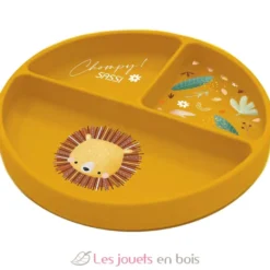 Assiette en silicone Chompy le lion - Sassi Junior
