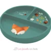 Assiette en silicone Crunchy le renard - Sassi Junior