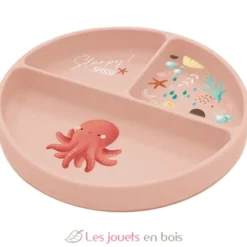 Assiette en silicone Slurpy la pieuvre - Sassi Junior