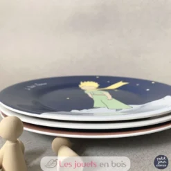 Assiette Le Petit Prince bleu marine 20 cm - Petit Jour