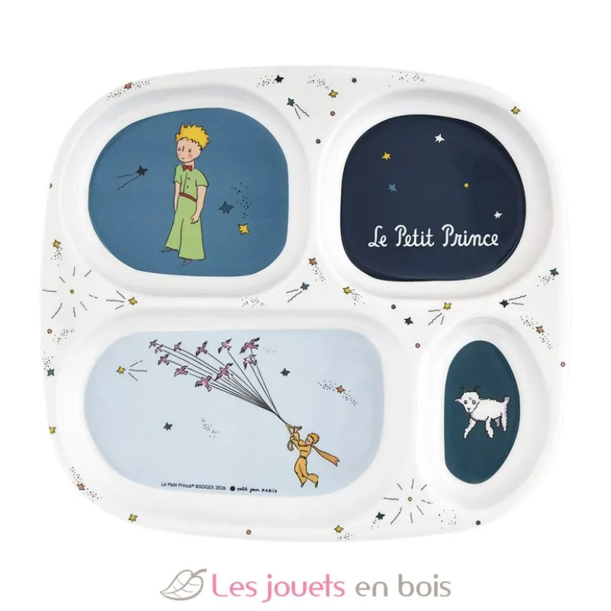 Assiette plateau à 4 compartiments Le Petit Prince - Petit Jour