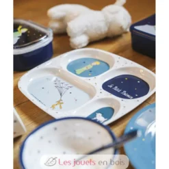 Assiette plateau à 4 compartiments Le Petit Prince - Petit Jour