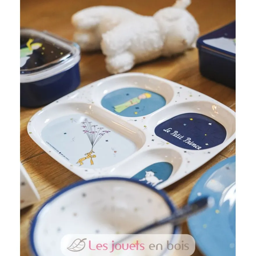 Assiette plateau à 4 compartiments Le Petit Prince - Petit Jour