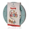 4 Assiettes Pierre Lapin Noël 20 cm - Petit Jour