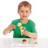 Assortiment de glaces en bois - Erzi