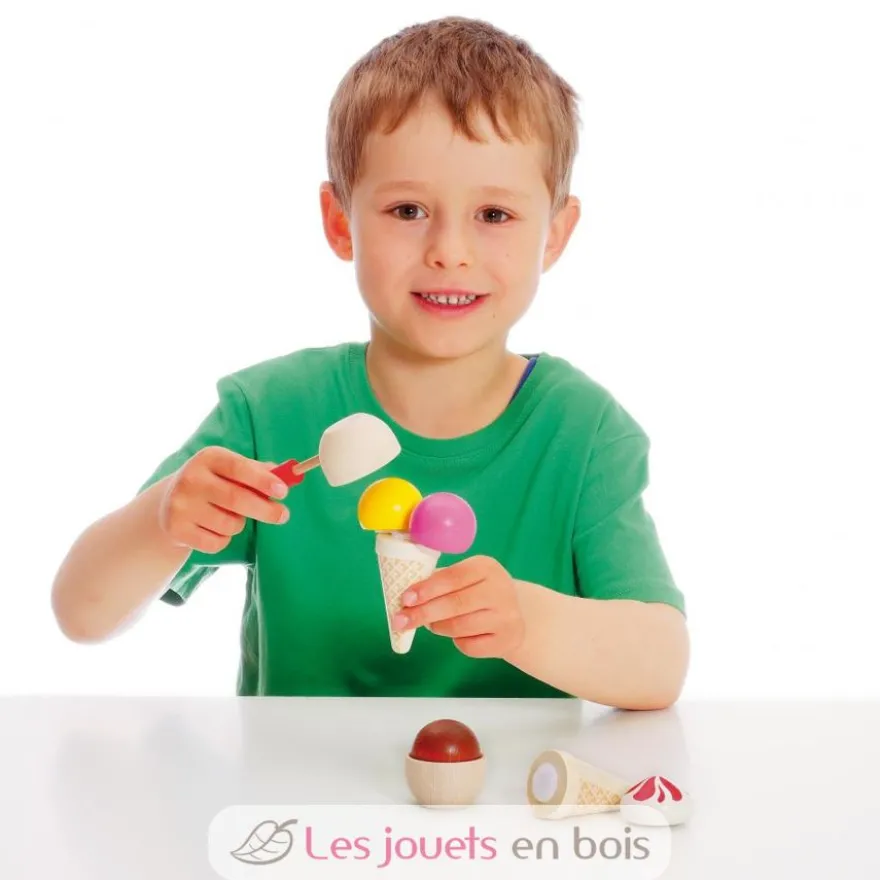 Assortiment de glaces en bois - Erzi