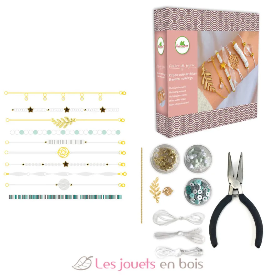 Atelier de bijoux - Bracelets multirangs - Dès 12 ans - Sycomore
