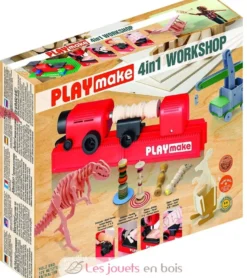Atelier de travail du bois PLAYmake 4 en 1 - The Cool Tool