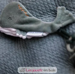 Attache-tétine Baleine - Ocean Mint - Little Dutch