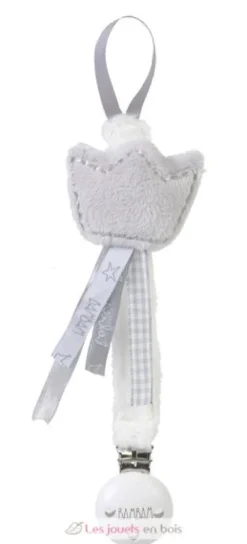 Attache tétine couronne - Bambam