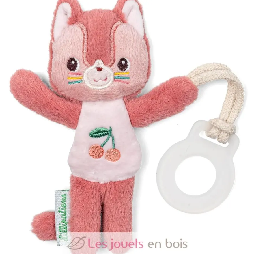 Attache tétine phosphorescent Jeanne le chat - Dès la naissance - Lilliputiens