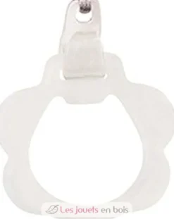 Attache tétine silicone menthe blanc - Nattou