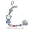Attache-tétine Singe bleu - Selecta