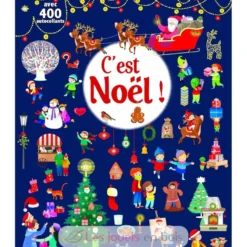 400 autocollants C'est Noël - Piccolia