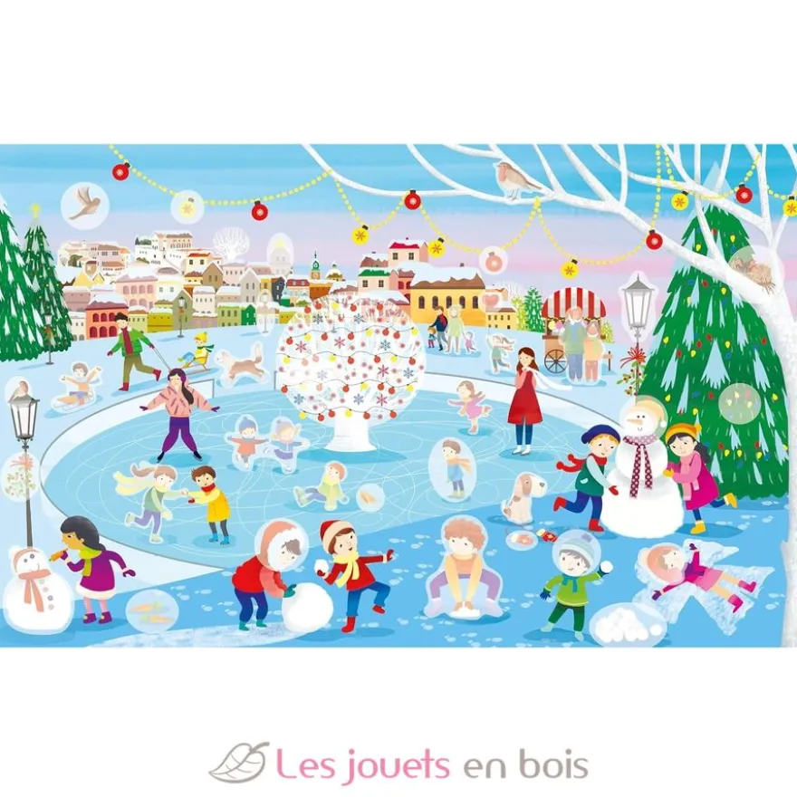 400 autocollants C'est Noël - Piccolia